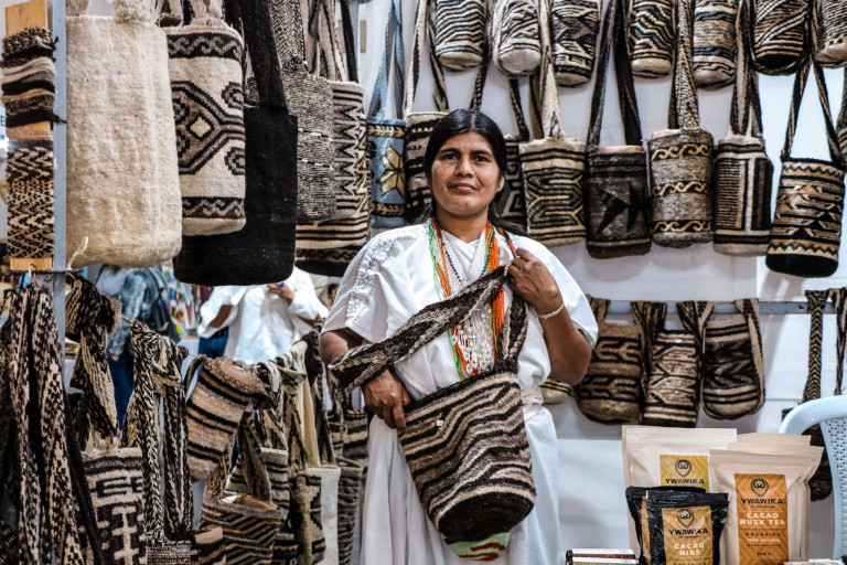 Foto recuadro feria artesanal de manizales